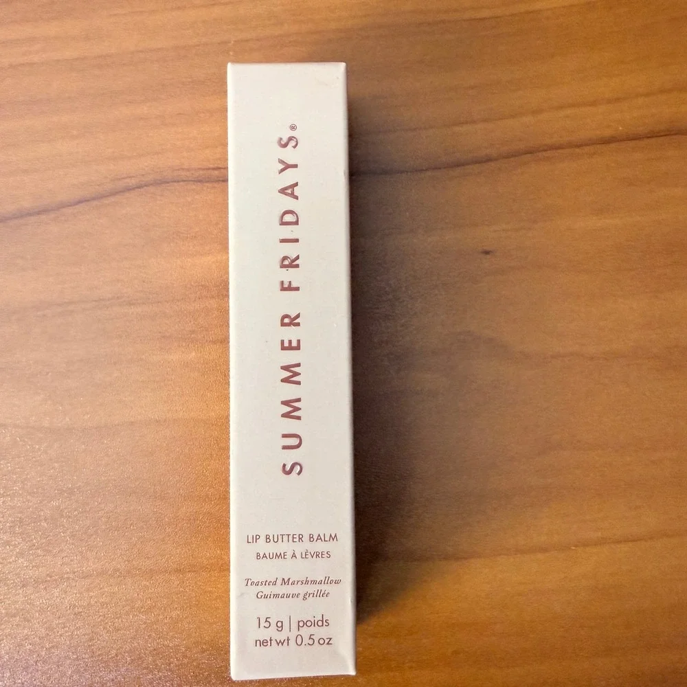 Summer Fridays Lip Butter Balm Toasted Marshmallow 0.5oz  New